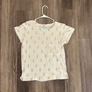 Golden Pineapple J.Crew shirt